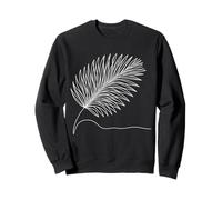Date Palm Line Art Botanist Sweatshirt