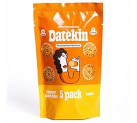 Datekin Caramel Filled Cakes - Luxury Date & Sponge Tea Cakes with Melting Caramel Centre, Real Butter & Hint of Coconut - 100% Non-Hydrogenated, Premium Afternoon Tea Snack 5 Pack