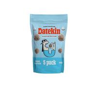 Datekin Coconut Covered Date Balls with Tahini Center - 3-Ingredient Superfood Snack - 60 Pack (12 x 5) - Plant-Based, Gluten-Free, No Added Sugar - Paleo & Tropical Energy Bites