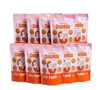 Datekin Date Filled Snacking Cakes - The Original Tea-Time Companion - 60 Pack (12 Boxes of 5) - Rich Fruit Center & Golden Butter Sponge - Traditional Whole Wheat Sweet Treat