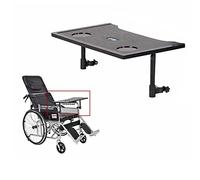 DATEN Wheelchair Lap Tray Table With 2 Cup Holders, Detachable Wheelchair Table Universal Trays Desk For Eating And Writing Wheelchair Accessories