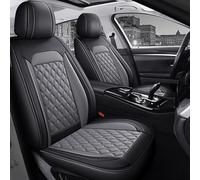 DateYcn Car Seat Covers Fit For BMW 1,1500-2000,1502-2002,1600,2,2.5-3.2,2000,2500-3.3,3,340,4,5,501,502,503,507,6,600,7,700,8,Glas leather waterproof and breathable 5-seat seat cover auto parts,grey