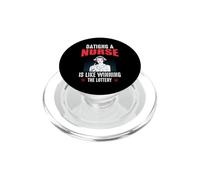 Dating A Nurse Is Like Winning The Lottery Funny Nursing PopSockets PopGrip for MagSafe