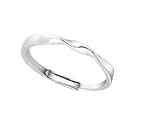 Dating Rings Flower Open Rings Adjustable Silver Texture, Male, Male. | Flower Open Rings, Opening, Suitable for Wedding Parties, Party Accessories, Perfect for Various