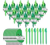 DatingShiny 20 Sets Employee Appreciation Gifts Emotional Support Pickle Inspirational Ballpoint Pens Bulk with Motivational Affirmation Cards Thank You Gift for Team Coworker Staff Teacher Volunteer