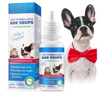 Datival Ear Drops for Dogs 60ML, Cat & Dog Ear Cleane, Dog and Cat Ear Drops Soothes Itchy Ears, Reduces Swelling, Odour, Ear Odor, Stop Head Shaking