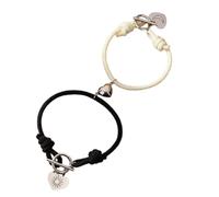 DATOA 2pcs Love Infinity Couples Bracelets for Women Men, Matching Heart Bracelets for Couples Valentines Jewelry for Boyfriend Girlfriend Best Friend, adjustable, no gemstone