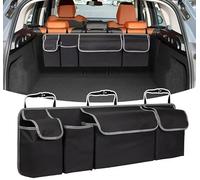 DATONGERGANG Car Boot Organizer for Honda Jazz 4 (IV) 2025 2024 2023, Hanging Rear Seat Storage Bag Waterproof Vehicle Backseat Tidies Travel Pockets Space Saving Protector