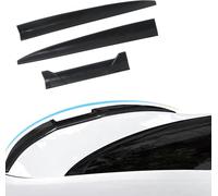 DATONGERGOUZI 1 Pcs Rear Trunk Spoiler for Chevy Malibu 2016-2024 2025, 3-Section Tail Wing Lip Black Exterior Modification Rear Lip, Spoiler Kit Sporty Stylish