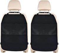 DATONGERGOUZI 2 PCS Car Seat Back Protectors for Nissan, Navara NP300 Frontier D23 2015-2020, Kick Mats Back Seat Protector for Kids, Suitable for Protect Your Car From Stains (67cm×44cm)
