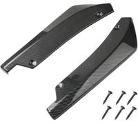 DATONGERGOUZI 2Pcs Rear Bumper Diffuser for Porsche Panamera 2017-2025, Carbon Fibre Effect Spoiler Lip, Scratch Resistant Bumper Splitter Canard