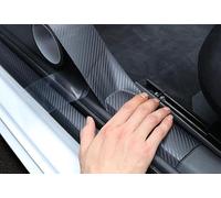 DATONGERGOUZI 5cm×10m Car Door Sill Protector for Alfa Romeo Spider Type 939 2006-2012, Carbon Fibre Tape, Self Adhesive Car Sill Protectors Strips, Car Door Edge Entry Guards