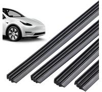 DATONGERGOUZI 60cm 4 Pcs Wiper Blade Refills for Jaguar F-Type Convertible 2017-2020, Windscreen Rubber Strips Silicone Quiet Replacement Insert Noiseless Glass Cleaning Parts
