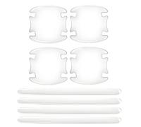 DATONGERGOUZI 8Pcs Car Door Handle Transparent Sticker for Toyota CHR 2018-2024, Silicone Car Handle Protector, Car Door Handle Protectors, Paint Protection Film