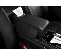DATONGERGOUZI Car Armrest Pads for Peugeot 107 2008-2012, Car Armrest Cushion, Memory Foam Armrest Cover, Centre Console Pad, Leather Auto Armrest Cover