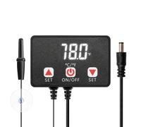 DaToo Aquarium Fan Temperature Controller Fish Tank Cooler Controller with Temperature Control(68-86 °F) Auto Start/Stop Measure Aquarium Temperature Suitable for 12V DC Plug-in Fans