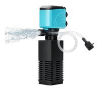 DaToo Aquarium Filter 15-35 Gallon Fish Tank Filter 210GPH Powerful Pump for Aquariums Adjustable Air Flow Submersible Internal Aquarium Filters for Pond Wavemaker Air Supply Freshwater and Saltwater