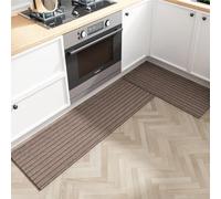 DATOPER Door Mats Indoor, Soft Doormats, Entrances Door Mat, Super Absorbent Entrance Rug, Non-slip Floor Mats For Inside, Front Back Door, Pets and Dogs (50cm X180 cm, BROWN)