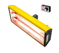 DATOUBOSS 2000W Handheld Baking Infrared Paint Curing Lamp Shortwave Infrared Heating Light 220V /230V 2KW Car Bodywork Repair Paint Dryer (220V UK)
