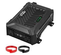 DATOUBOSS 2000W Inverter 12V DC to 240V AC, 4000W Peak Pure Sine Wave Inverter Power Converter with 2 UK Sockets, USB Port and LCD Display for Off-grid, Home, Laptop, RV, Truck, Boat and Camping