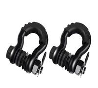 DATOUJLS 4.7T U Ring Shackle With Isolator Washers 3/4" Heavy Duty Shackles Tow Car Hook Towing Eye Cover
