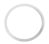 DATOUJLS For A3 A4 B8 B6 A6 A7 A8 C6 Q3 Q5 Q7 A5 C7 TT Car Steering Wheel Cover Decoration Ring Sticker Shift Paddle Extension(Silver Large Circle)