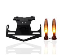 DATOUJLS For Y&amaha For Tenere 700 XT700Z For Tenere700 2019 Motorcycle Rear License Plate Holder Bracket With Light Tail Tidy Fender Eliminator Motorbike Number Plate Holder(A)