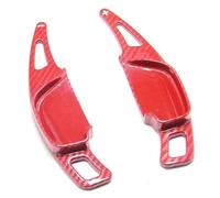 DATOUJLS Steering Wheel Paddle Shift for Toyota for Camry for Vios for Yaris for Raize for Corolla for Levin for Zelas for Altis Shift Paddle Extension(Red Carbon Pattern)