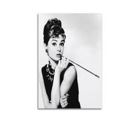 DATOZA Audrey Hepburn Black And White Classic Poster Decorative Painting Canvas Wall Posters And Art Picture Print Modern Family Bedroom Decor Posters 24x36inch(60x90cm)
