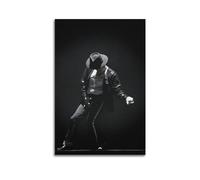 DATOZA Michael Jackson Classic Pose Black And White Vintage Poster Decorative Painting Canvas Wall Posters And Art Picture Print Modern Family Bedroom Decor Posters 12x18inch(30x45cm)