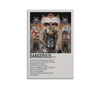 DATOZA Michael Jackson Dangerous Art Minimalist Style Poster Decorative Painting Canvas Wall Posters And Art Picture Print Modern Family Bedroom Decor Posters 16x24inch(40x60cm)