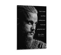 DATOZA Motivation Vikings Ragnar Lothbrok Quotes Poster Decorative Painting Canvas Wall Posters And Art Picture Print Modern Family Bedroom Decor Posters 24x36inch(60x90cm)