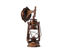 DATOZA Retro Lantern Wall Sconce Light Holder Fixture Porch Light Lamp Antique Wall Lighting Outdoor Indoor Plastic Lamp Shade Wall Lamp E27 Yellow Bronze