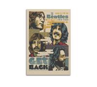 DATOZA The Beatles Get Back Vintage Poster Decorative Painting Canvas Wall Posters And Art Picture Print Modern Family Bedroom Decor Posters 16x24inch(40x60cm)