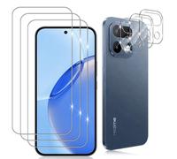 Datree 3 Pieces for Realme 16 Pro 5G Tempered Glass Film, with 3 Pieces Camera Film, 9H Hardness Anti-Scratch Cover Friendly Protective Screen Protector