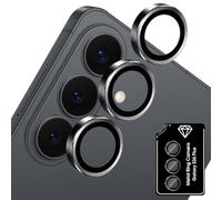 Datree Camera Film for Samsung Galaxy S26 Plus/S26+ 5G, 9H Hardness Tempered Glass Camera Lens Protection Individual Ring in Metal, HD Anti Scratch Camera Film - Black