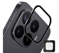 Datree Camera Protector for Xiaomi 17T 5G Tempered Glass, HD Clarity 9H Hardness Anti-Scratch, Aluminum Alloy Single Camera Protective Film, Custom Metal Ring Lens Protective Glass - Black