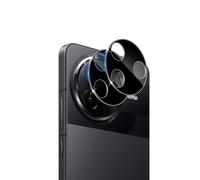 Datree For Xiaomi Poco F7 Pro Camera Screen Protector for Tempered Glass, Pack of 2 9H Hardness HD Anti-scratch Lens Tempered Glass Film, Bubble-Free Rear Camera Protection Screen Protector, Black