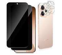 Datree Pack of 2 for Tempered Glass Privacy Screen for OPPO Reno 15 Pro Max 5G and 2 Pieces Camera Protection, Privacy Screen Protector 9H Hardness, Anti Spy Protective Glass Anti-Scratch Bubble-Free