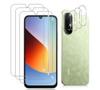 Datree Pack of 3 Tempered Glass for Xiaomi Redmi A7 Pro and 3 Camera Protection, 9H Hardness Tempered Glass, Anti-Scratch Tempered Glass, Bubble-Free Screen Protector, HD Screen Protector Film