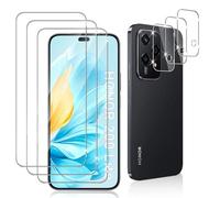 Datree Pack of 3 Tempered Glass Phone Protector for Honor 200 Lite and 3 Camera Protection, 9H Hardness Tempered Glass, Anti-Scratch, Bubble-Free Screen Protector Film