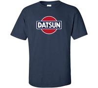 Datsun Navy Retro Logo T-Shirt 240Z 260Z 280Z Zx 510 Fairlady Tee Navy