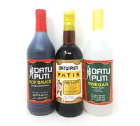 Datu Puti Vinegar, Soy Sauce, & Fish Sauce (Patis) Value Pack