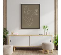 Dauartwork Darling - Size: 35x50cm - Sand