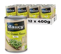D'aucy Fine Cut Green Beans 400 g (Pack of 12)