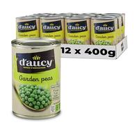 D'Aucy Garden Peas 400 g (Pack of 12)
