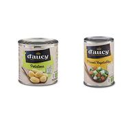 D'Aucy Potatoes 400g (Pack of 12) & D'aucy Mixed Vegetables 400 g (Pack of 12)