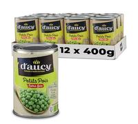 D'aucy Very Fine Peas 400 g (Pack of 12)