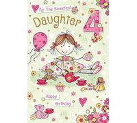 Daughter - 4th Birthday - Card