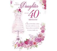 Daughter Age 40th Birthday Card